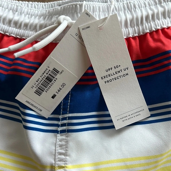 Janie and Jack Striped Swimsuit - Picture 5 of 8